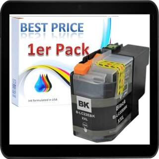 LC-22EBK - Schwarz - Best Price Druckerpatrone mit 2.400 Seiten Druckleistung nach ISO