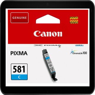 Canon CLI-581C Cyanpatrone mit ca. 256 Seiten Druckleistung nach ISO - 2103C001