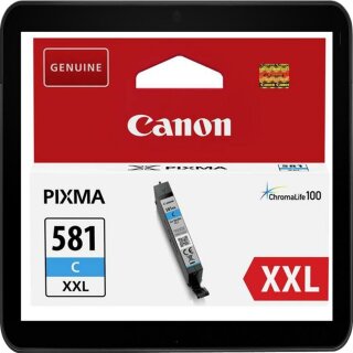 Canon CLI-581CXXL Cyanpatrone mit ca. 820 Seiten Druckleistung nach ISO - 1995C001