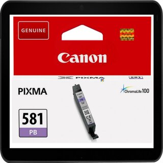 Canon CLI-581PB Photoblaupatrone mit ca. 1.660 Seiten Druckleistung nach ISO - 2107C001