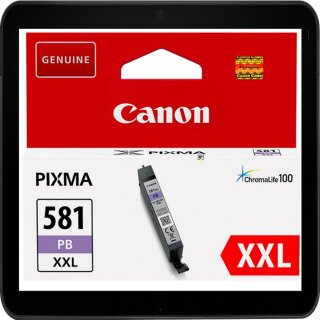 Canon CLI-581PBXXL Photoblaupatrone mit ca. 9.140 Seiten Druckleistung nach ISO - 1999C001