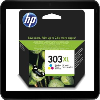 HP303XL Color Original 415 Seiten Farbtintenpatrone - T6N03AE