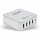 InLine® Quick Charge 3.0 USB Netzteil, Ladegerät, 4x USB A + USB Typ-C, 40W, weiß