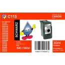 C115 - TiDis Ersatzdruckerpatrone mit 18ml Inhalt - PG540...