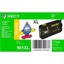 HP951Y- TiDis Ersatzpatrone - yellow - mit 17ml Inhalt...