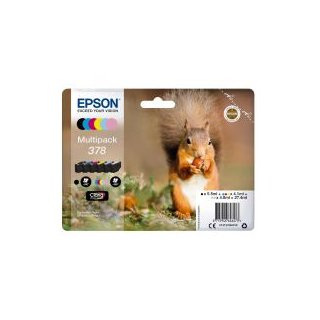 EPSON 378 Multipack Motiv Eichhörnchen mit 27,4 ml Inhalt...