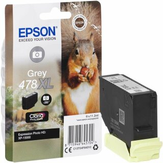 478 XL - Epson Tintenpatrone Grau C13T04F64010