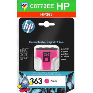 HP363M - Original C8772EE - magenta -Druckpatrone mit 3,5ml Inhalt zum Superangebot 