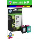  HP350B, HP351CO - Original SD412EE - Multipack mit je 1x...