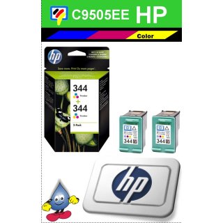 HP344CO - Original C9505EE - color -Druckpatronen mit je 2x 14ml Inhalt zum Superangebot 