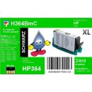 HP364B - TiDis XL Ersatzpatrone - schwarz - mit 24ml...