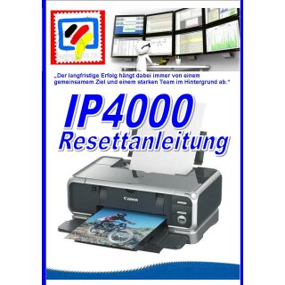 AN0101 - Resettanleitung für Canon Drucker IP4000