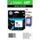 HP22 - Original C9352AE-color-Druckpatrone mit 5ml Inhalt...